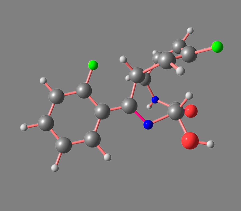 Lorazepam molecular structure
