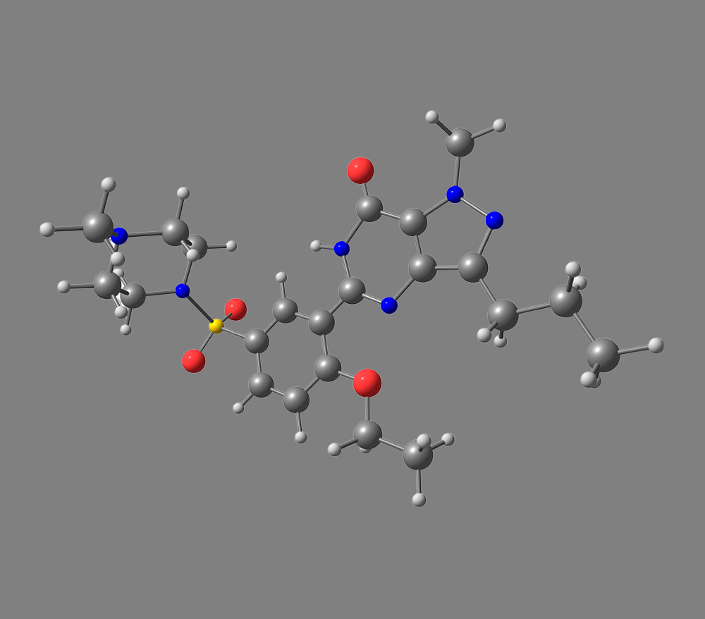 Sildenafil molecular structure